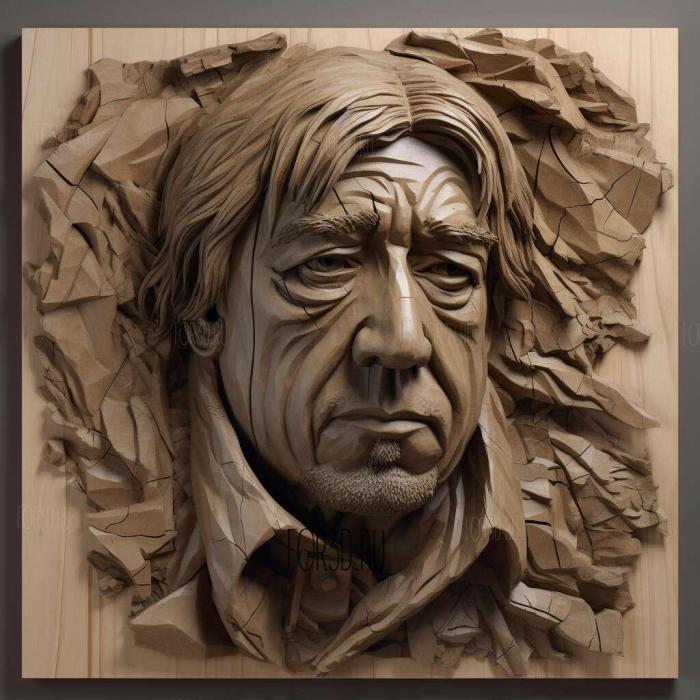 Javier Bardem 1 stl model for CNC